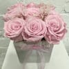 Dreamy 9 light pink preserved roses that last for more than two