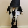 Large witch gnome with extendable legs 