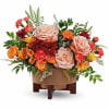 Celebrate the season with warmth and charm. The Copper Celebration Centerpiece captures
