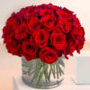 Low and Lush collection of 30 stems of our nicest red roses