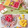 Celebrate with a stunning wooden crate filled with a colorful assortment of