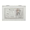 Decorative keepsake box with an angel and memorial quote