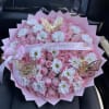 White daisies,lily and roses bouquet 