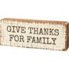 Small decorative indoor box sign suited for fall decor