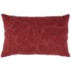 Beautiful velvet cushion with fall leaves stitching. A oerfect gift for the