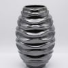 Charcoal Metallic Gray Vase. This vase is heavy and stands 14 inch