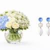A fresh coastal - inspired Valentine's gift that blends soft florals with