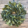 100% natural materialled preserved wreath.
