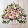 These soft pastel colors are arranged in a traditional design to send