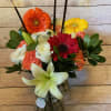 a mix of Gerber daisies or other flowers in our cooler, roses