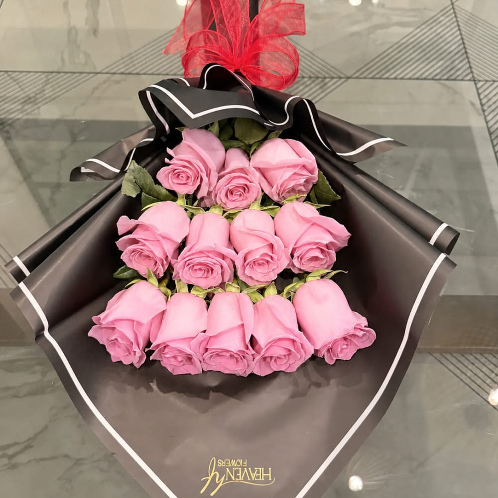 12 pink Roses Special – Same Day Delivery LA
