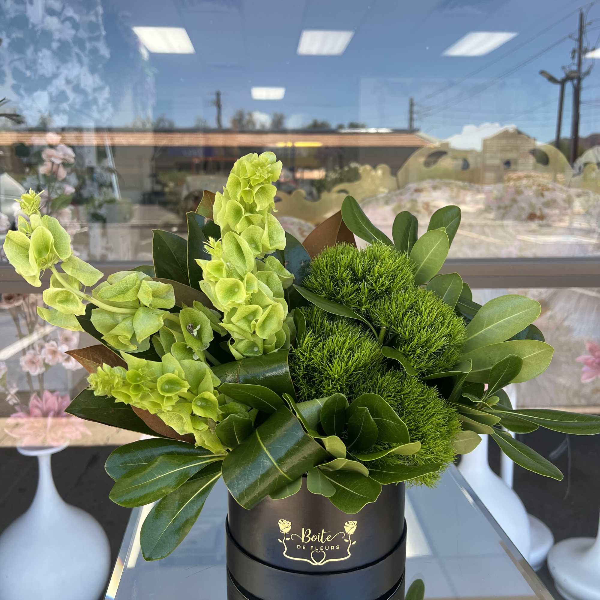 Green Garden is a lush foliage arrangement featuring premium greenery and textured, photo 2 of 2