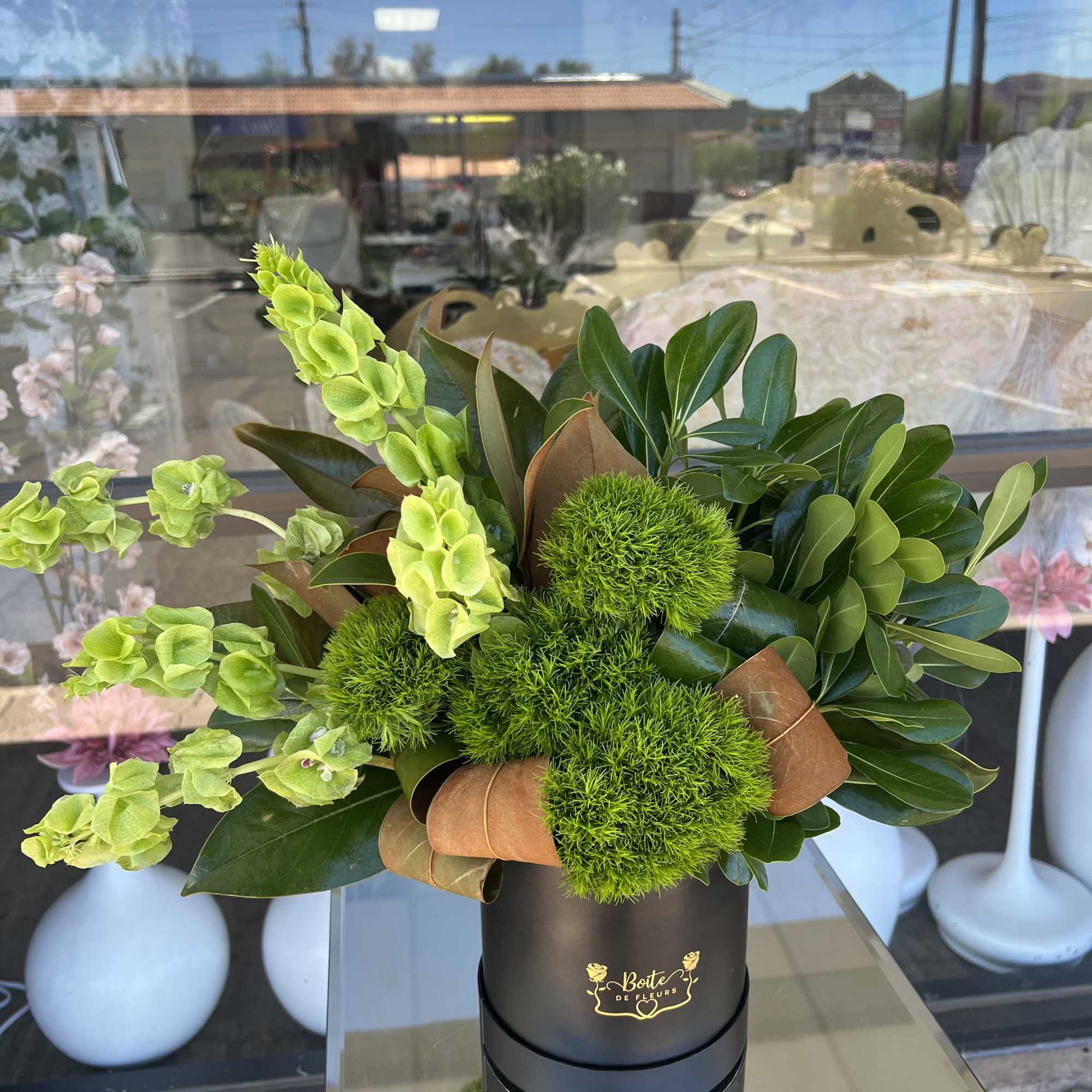 Green Garden is a lush foliage arrangement featuring premium greenery and textured, photo 2 of 2