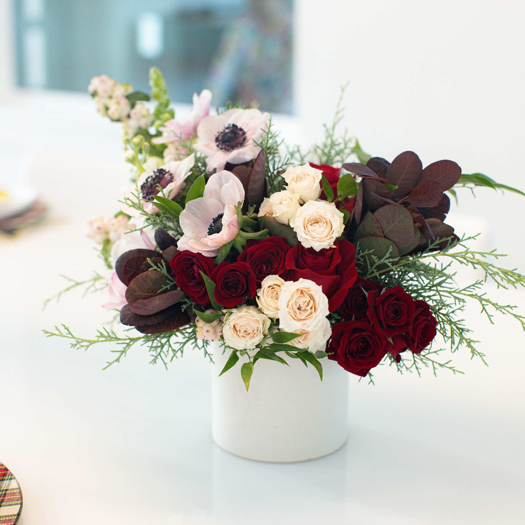 Our Christmas arrangements are a hit each year! Designers choice, but sure