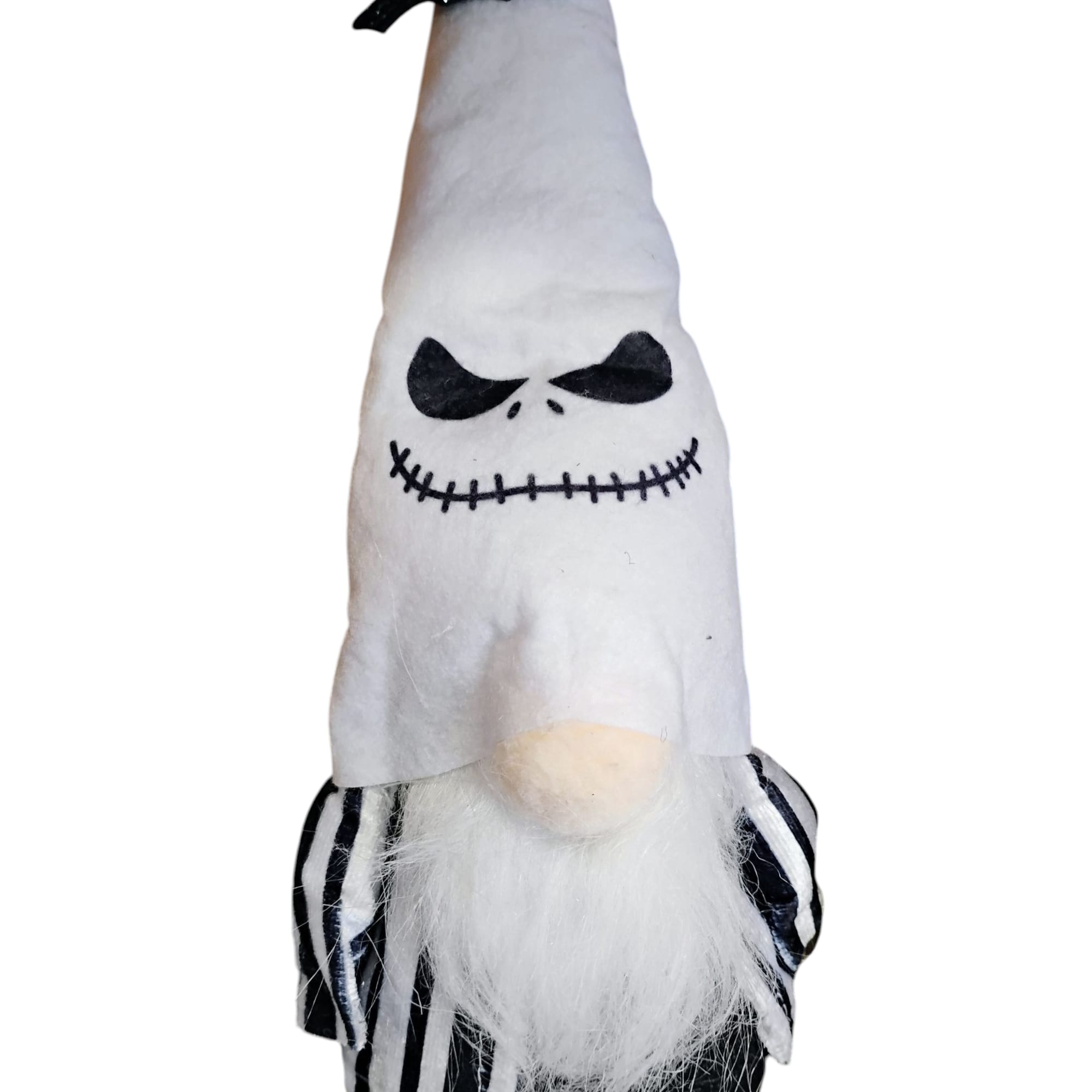 Step aside, basic Halloween d&eacute;cor&mdash;this ghoulishly glam gnome pair is serving Nightmare, photo 3 of 3