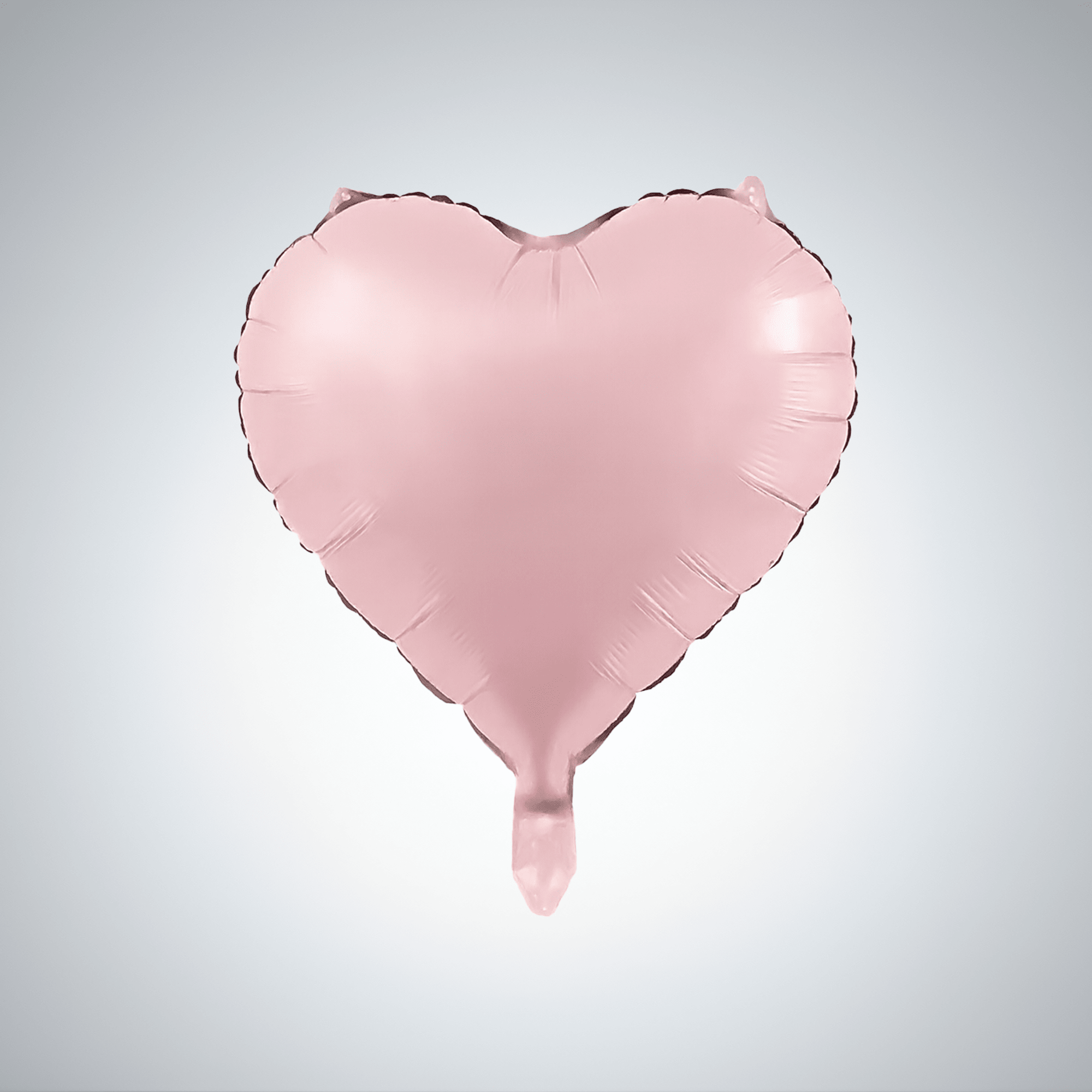 Metallic helium heart balloon, 18 inches, perfect for adding a romantic and, photo 3 of 3