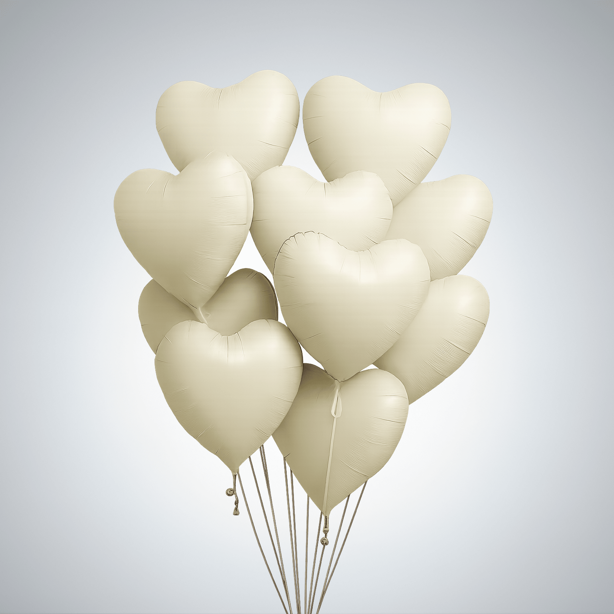 Metallic helium heart balloon, 18 inches, perfect for adding a romantic and, photo 4 of 4
