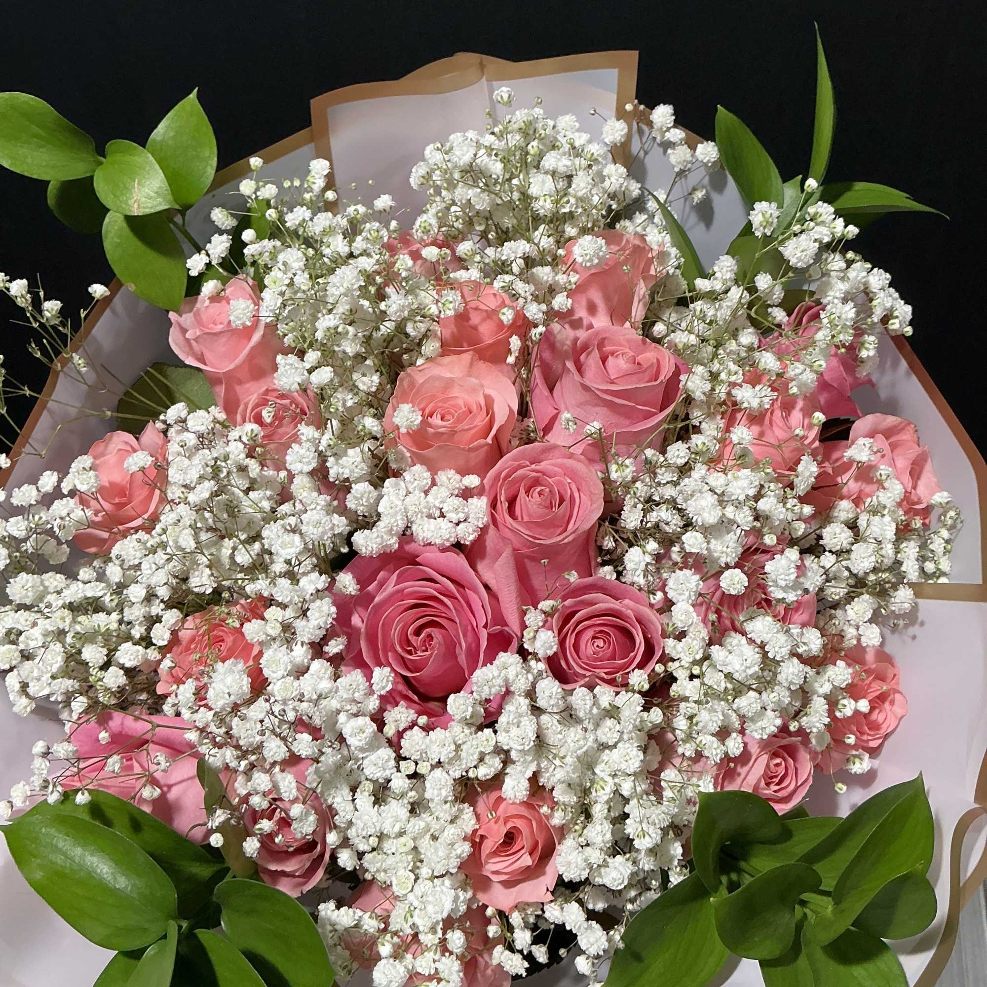 This pink  bouquet represent sweetness gentleness and admiration perfect gift for, photo 2 of 2