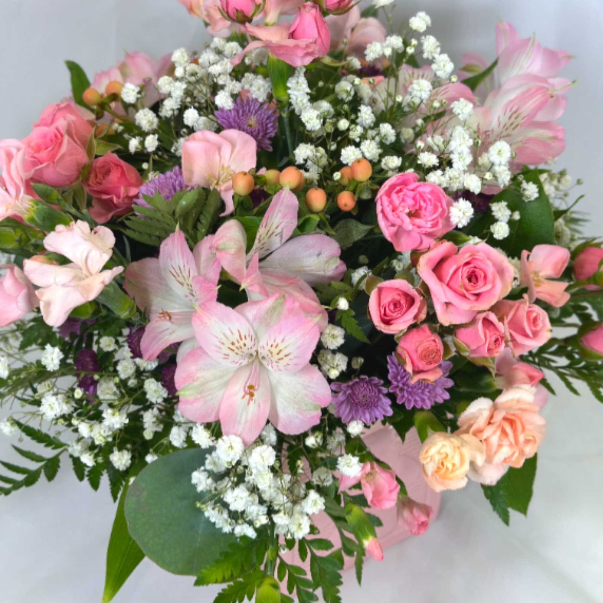 This is a delightful arrangement for a new mom or dad! It