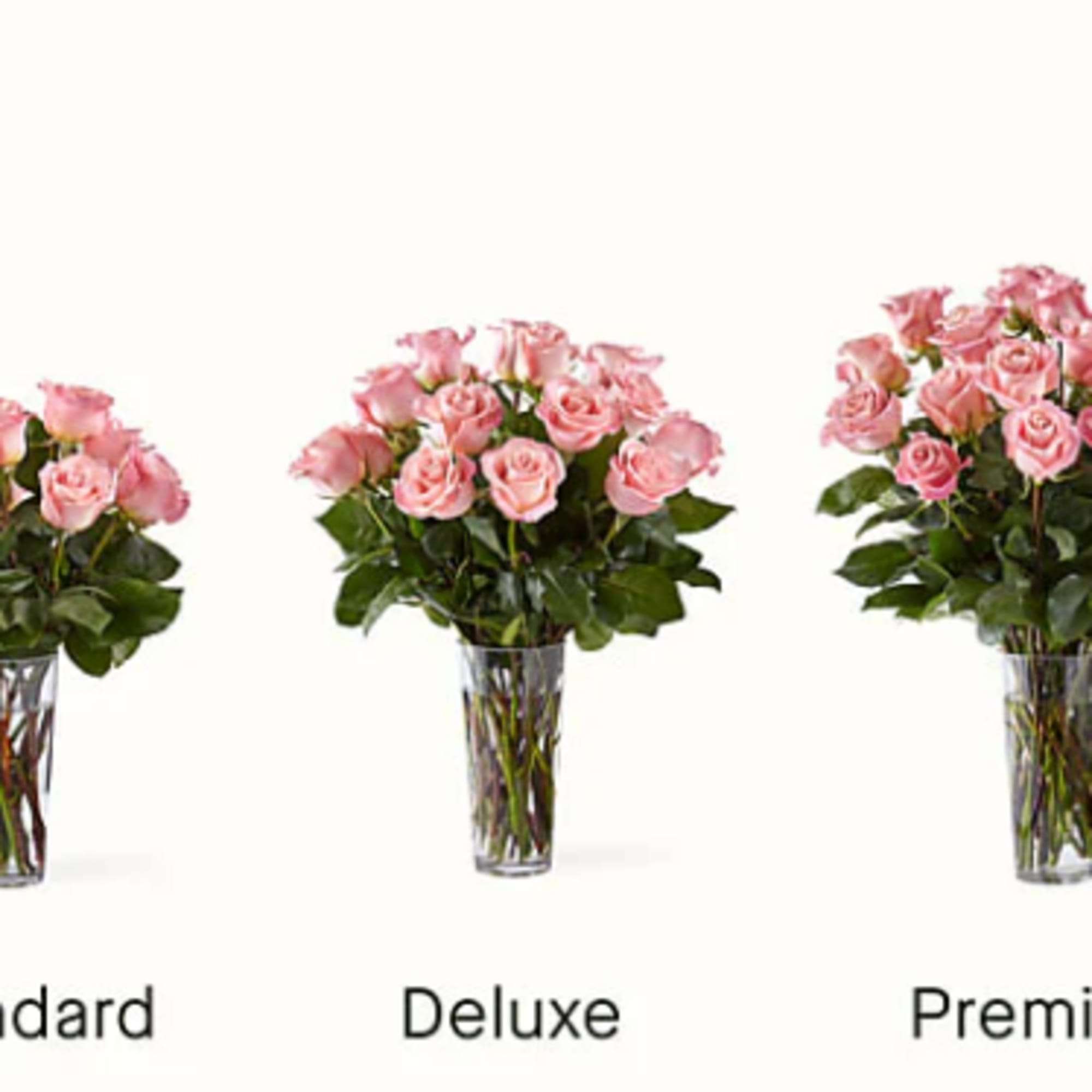 These pink roses are cheerful and fun!  Long Stemmed Pink Roses, photo 2 of 2
