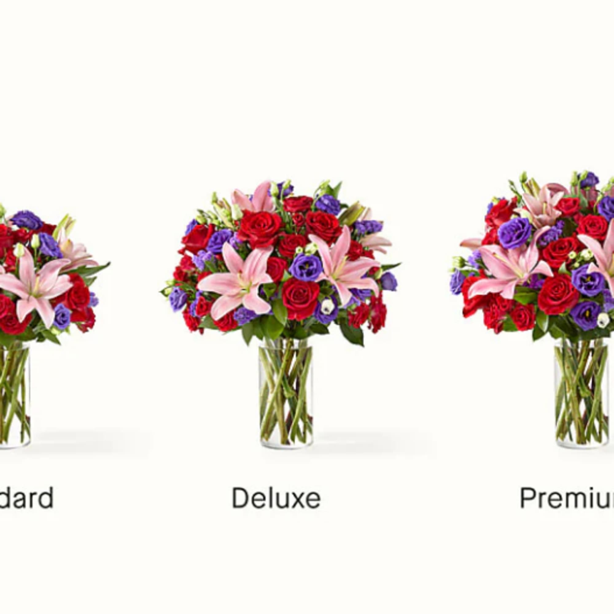This dreamy jewel toned bouquet combines bold color and eye catching texture, photo 2 of 2