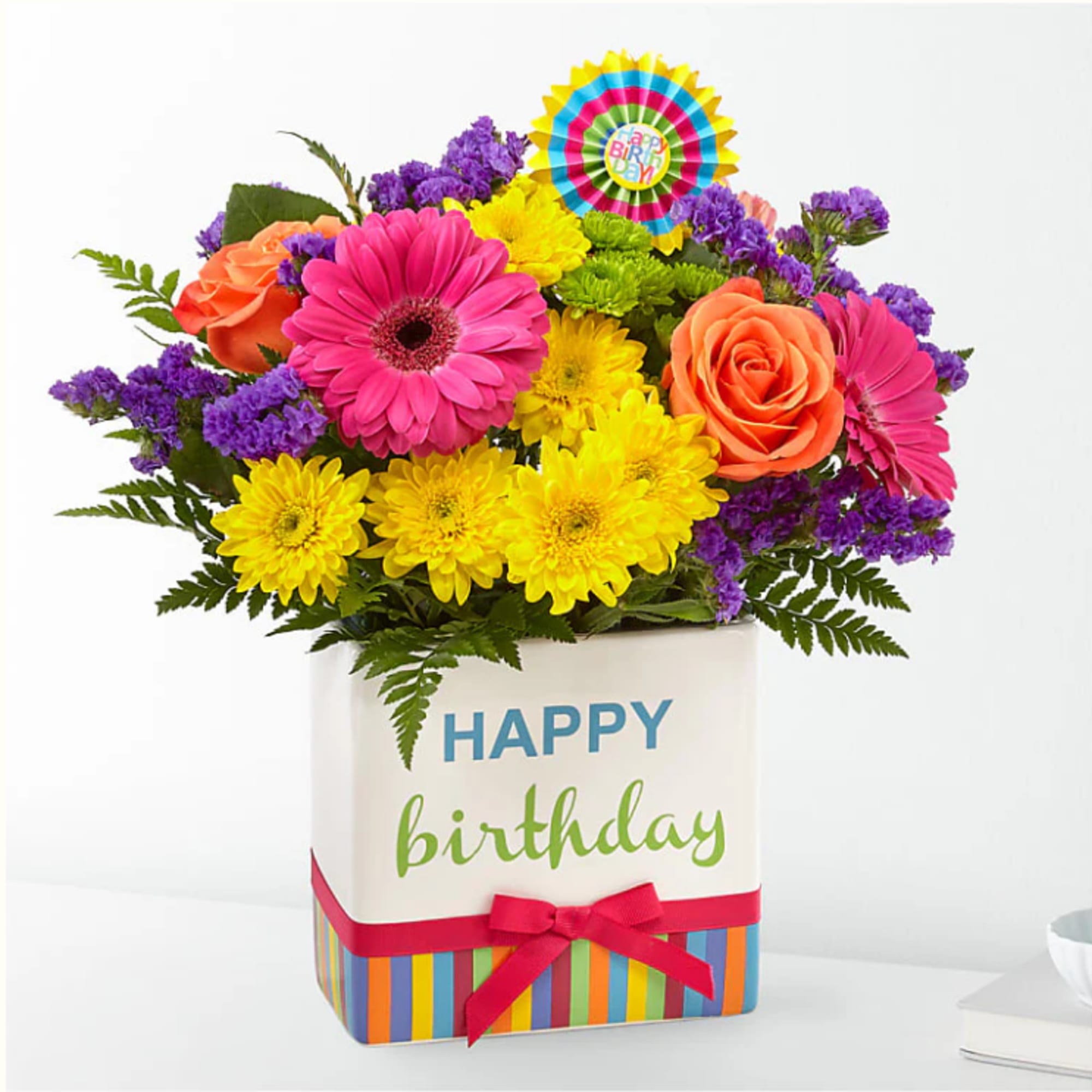 The Birthday Brights Bouquet is a true celebration of color and life