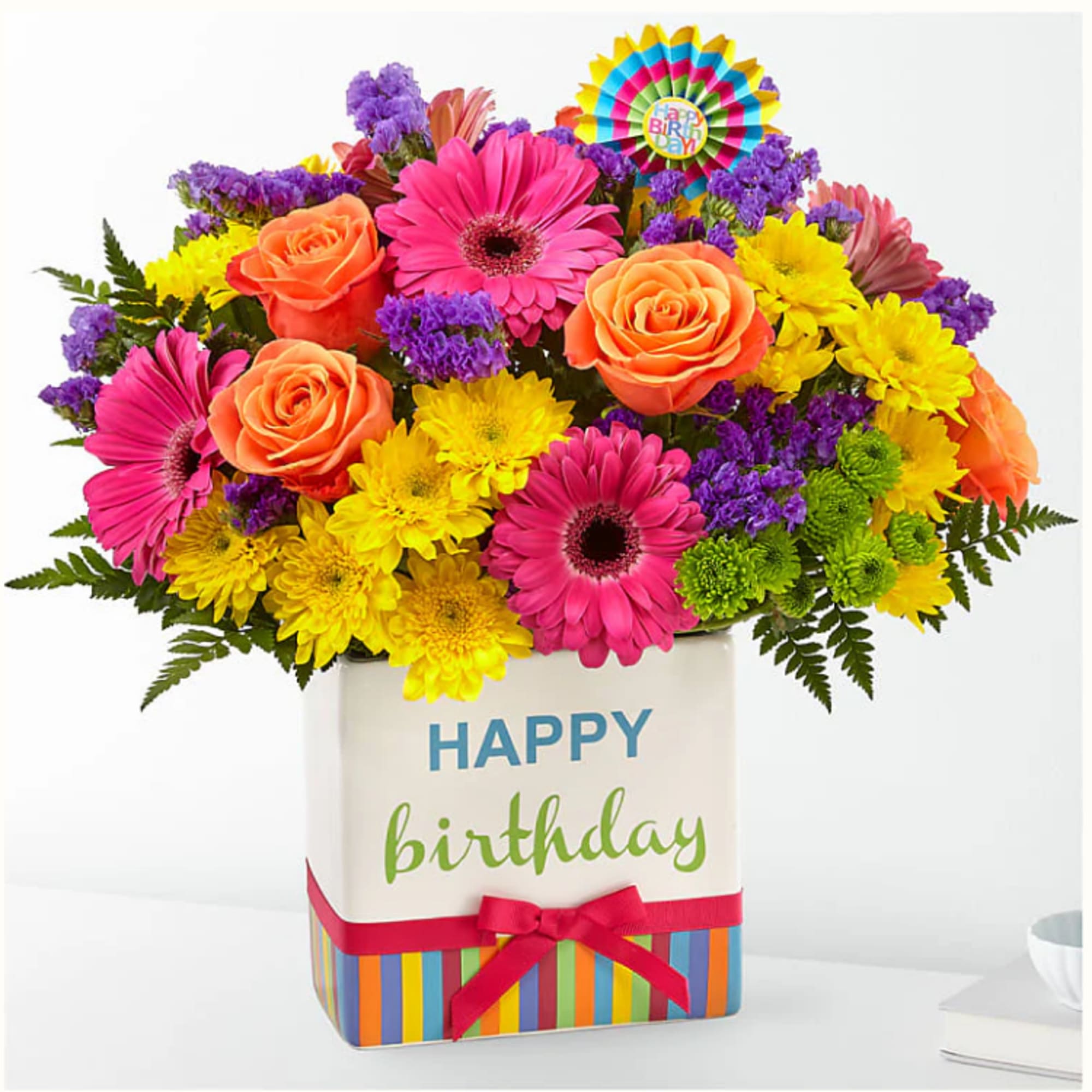 The Birthday Brights Bouquet is a true celebration of color and life