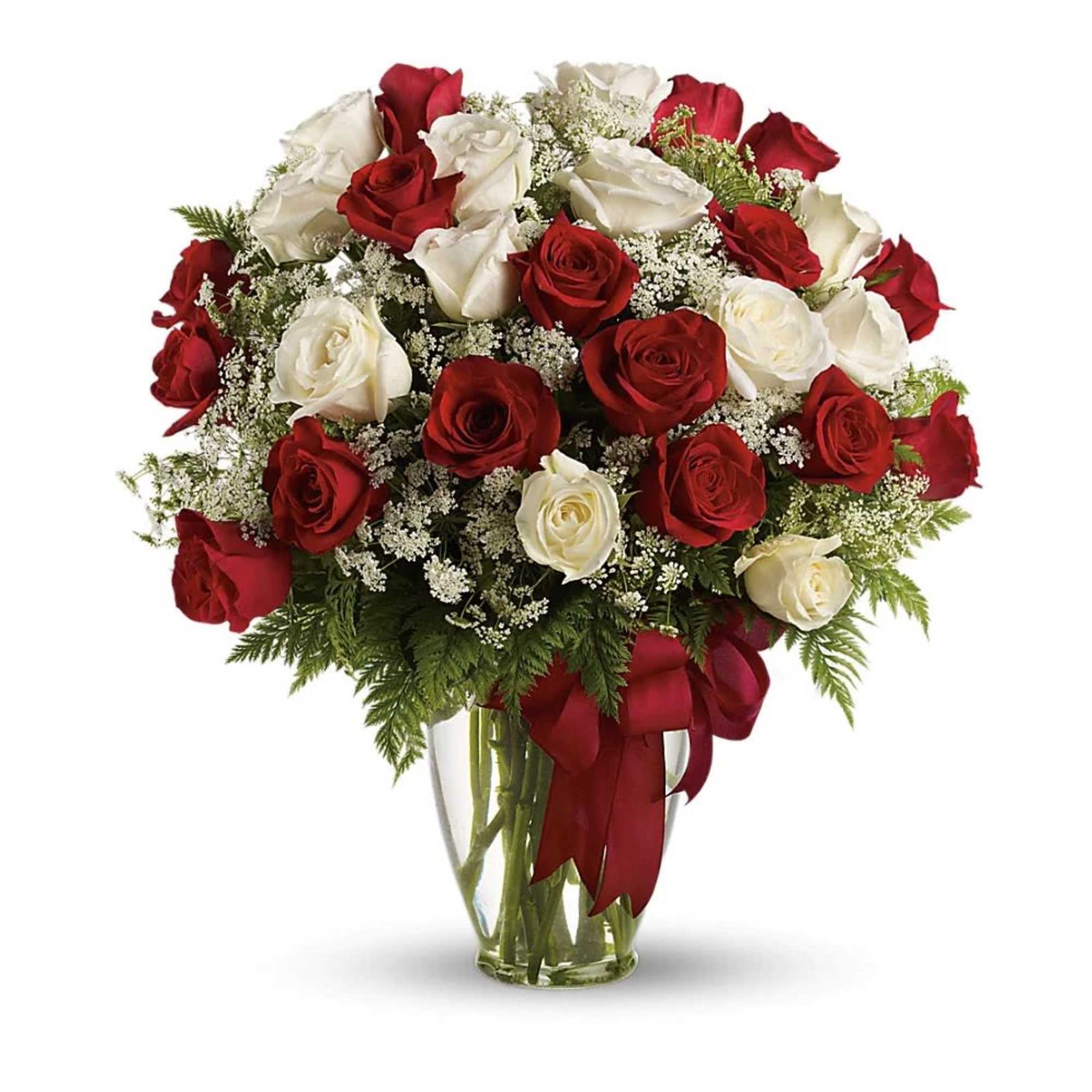 Love's divine, and roses are too. At almost two feet tall, this