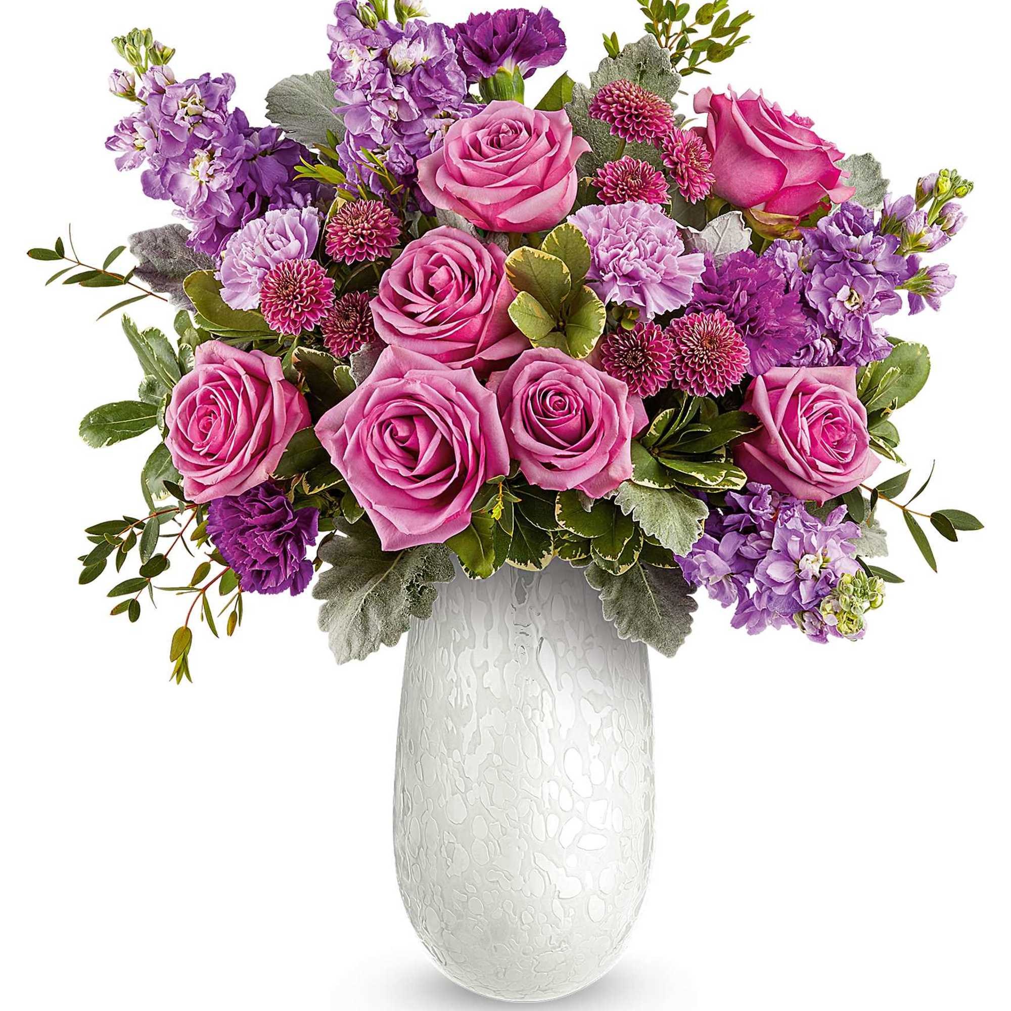 Delight Mom with our Amelia Bouquet, a graceful mix of pink and