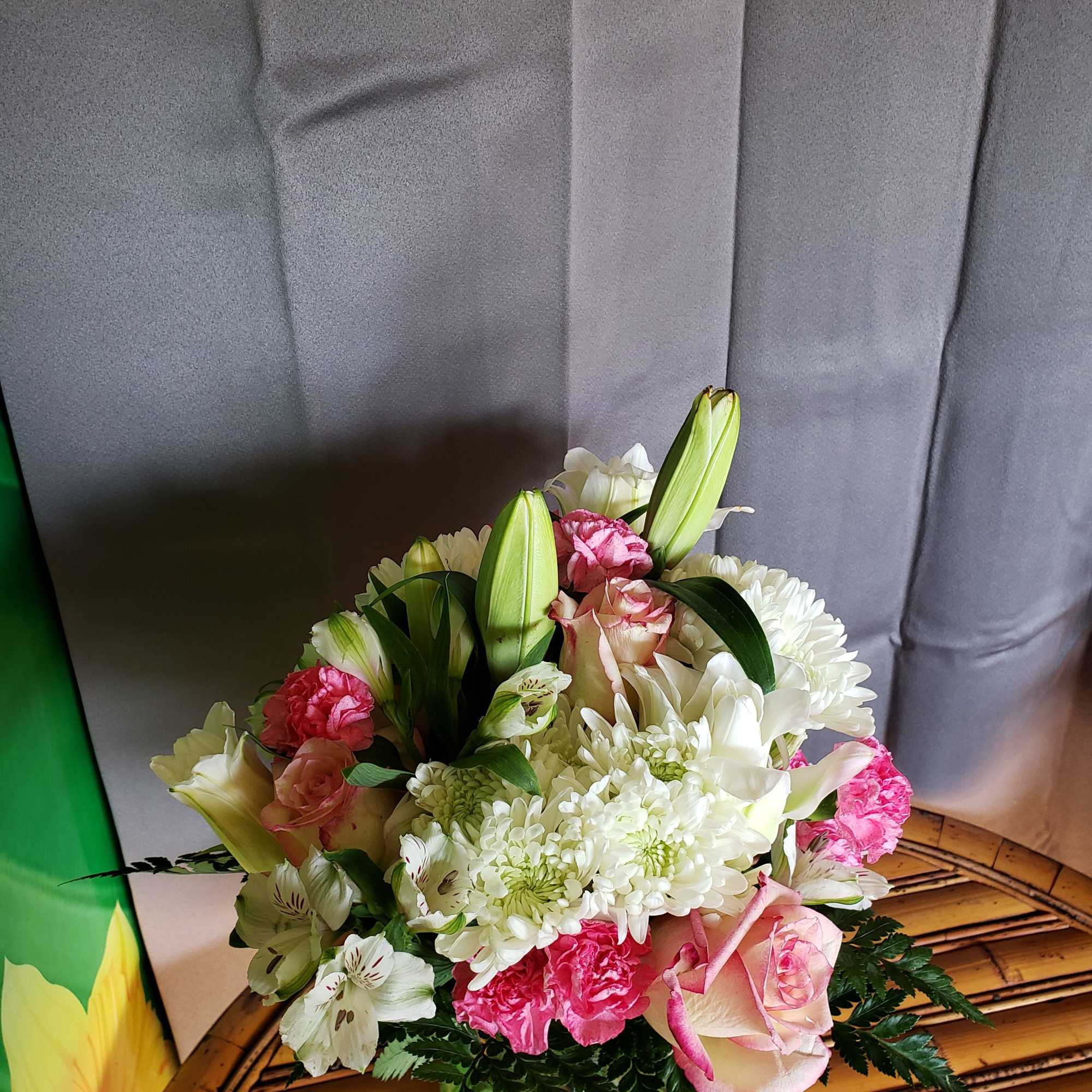 An artistic and bright arrangement, this crowd pleaser is as interesting as, photo 2 of 6