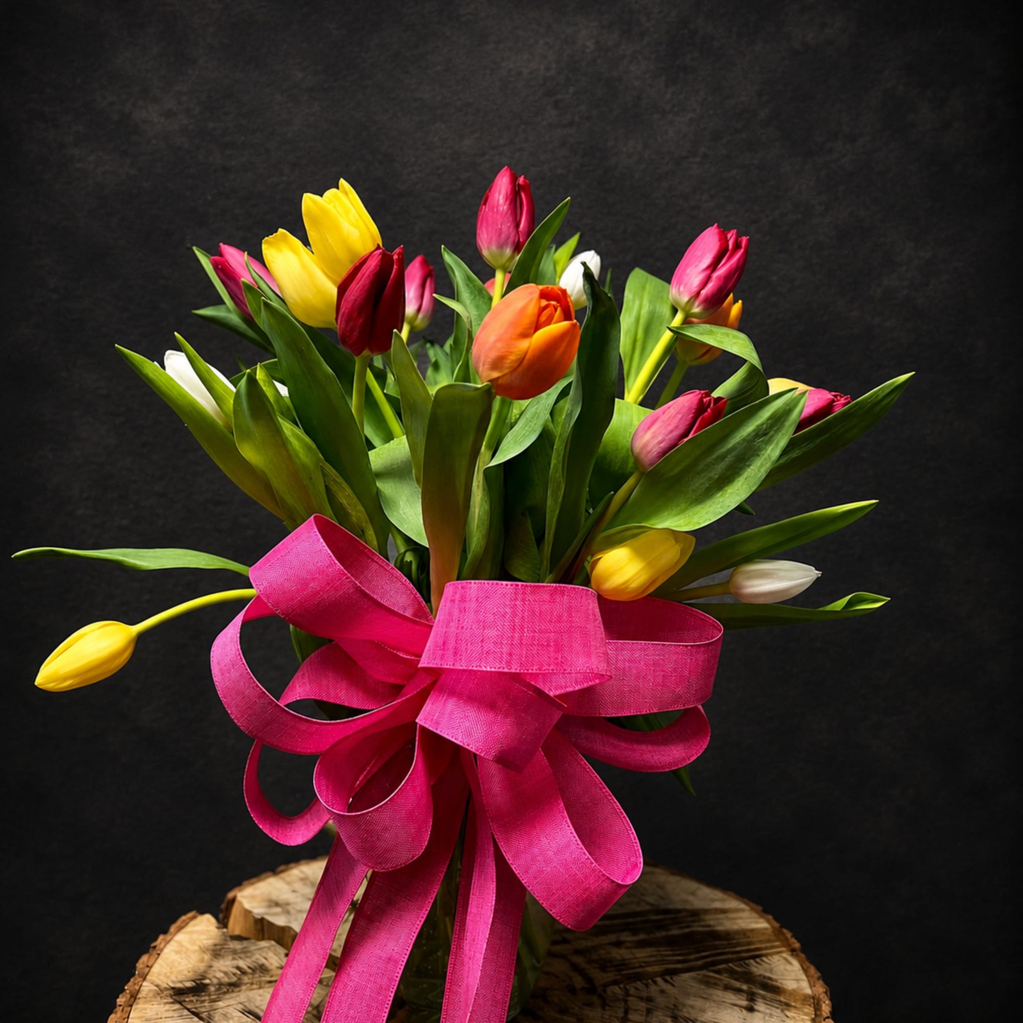 A bright cluster of tulips that reads like a springtime celebration-Tiptoe Through