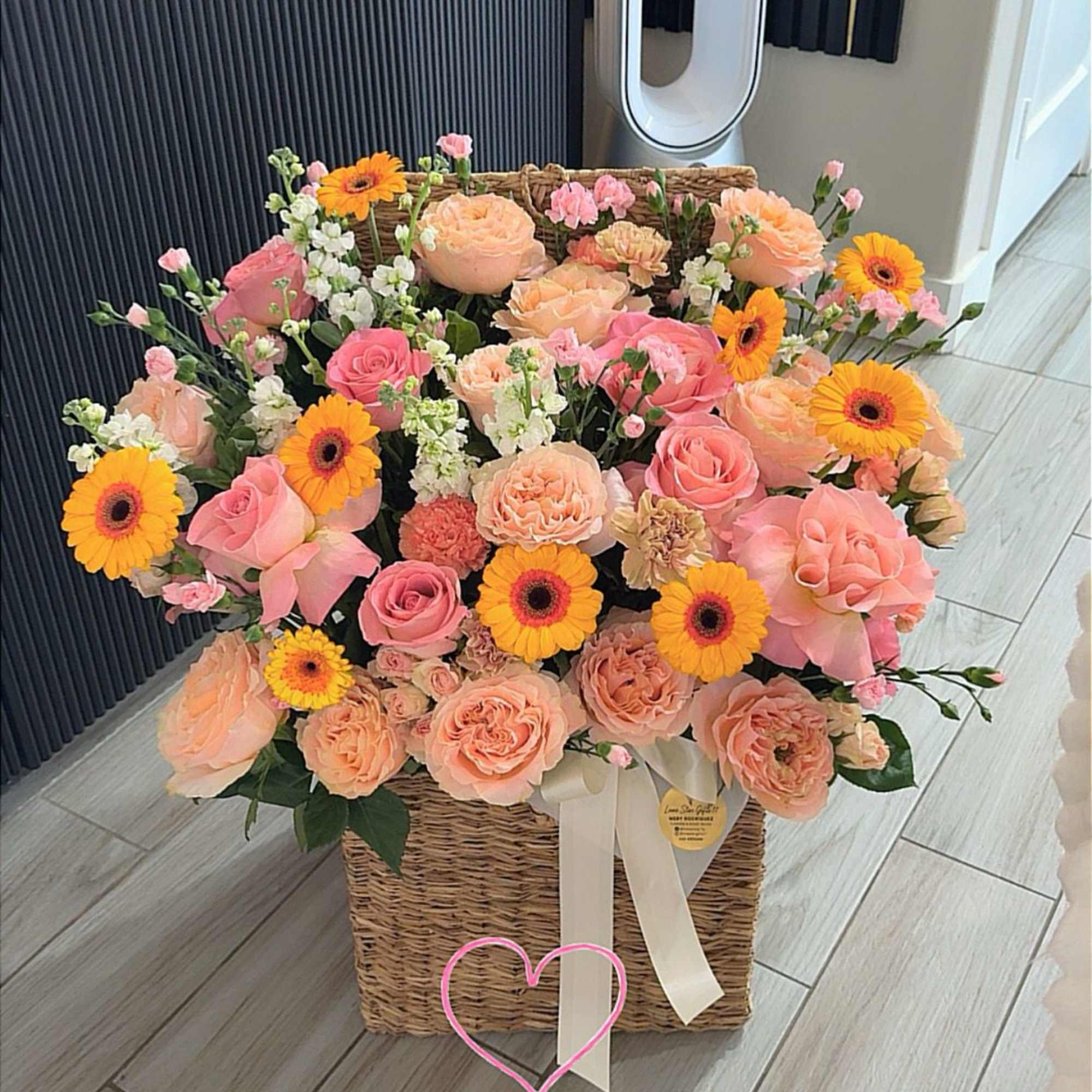Bright, joyful, and full of life &mdash; our Sunset Garden Basket is