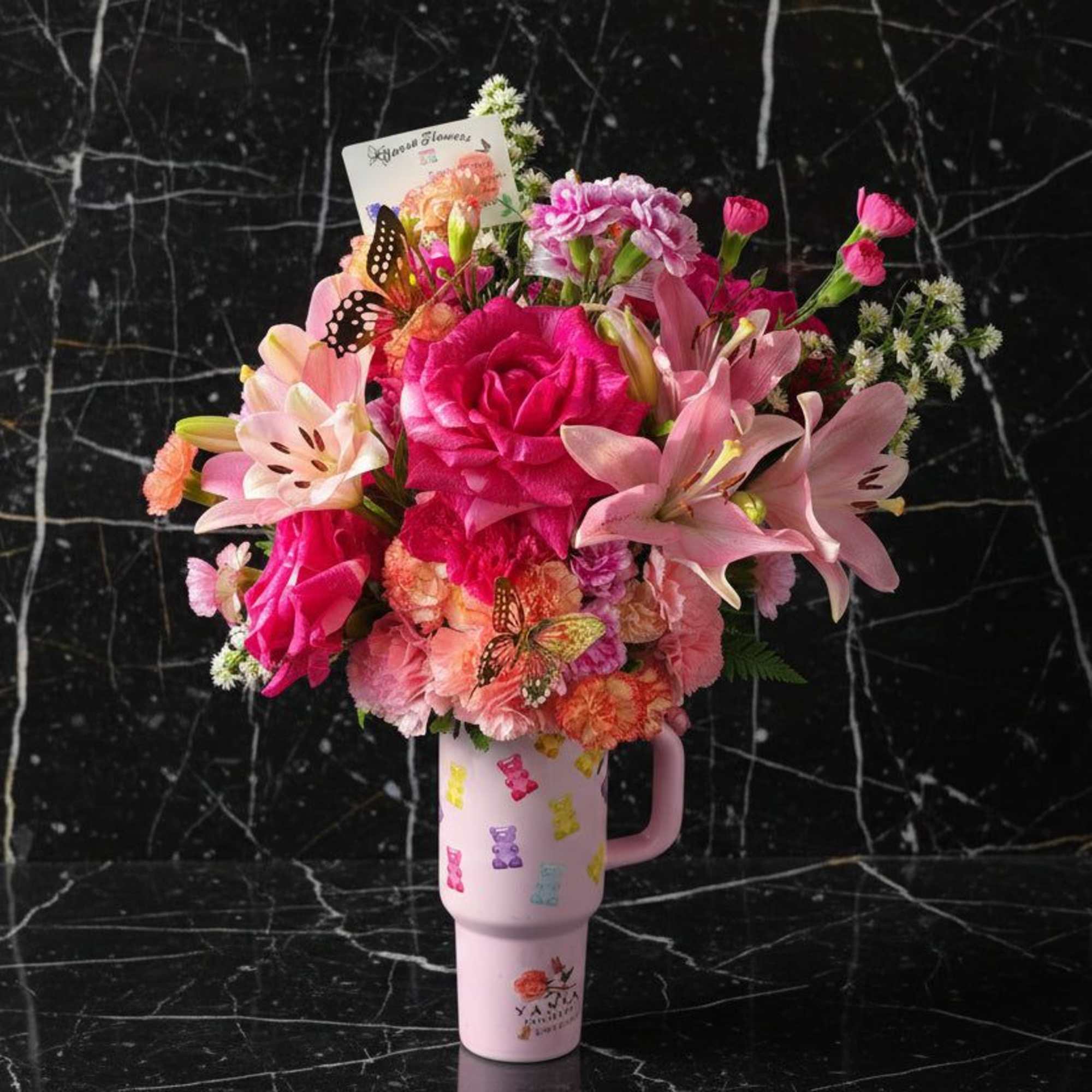 Our Sweet as a Candy floral arrangement is a playful and elegant, photo 2 of 2