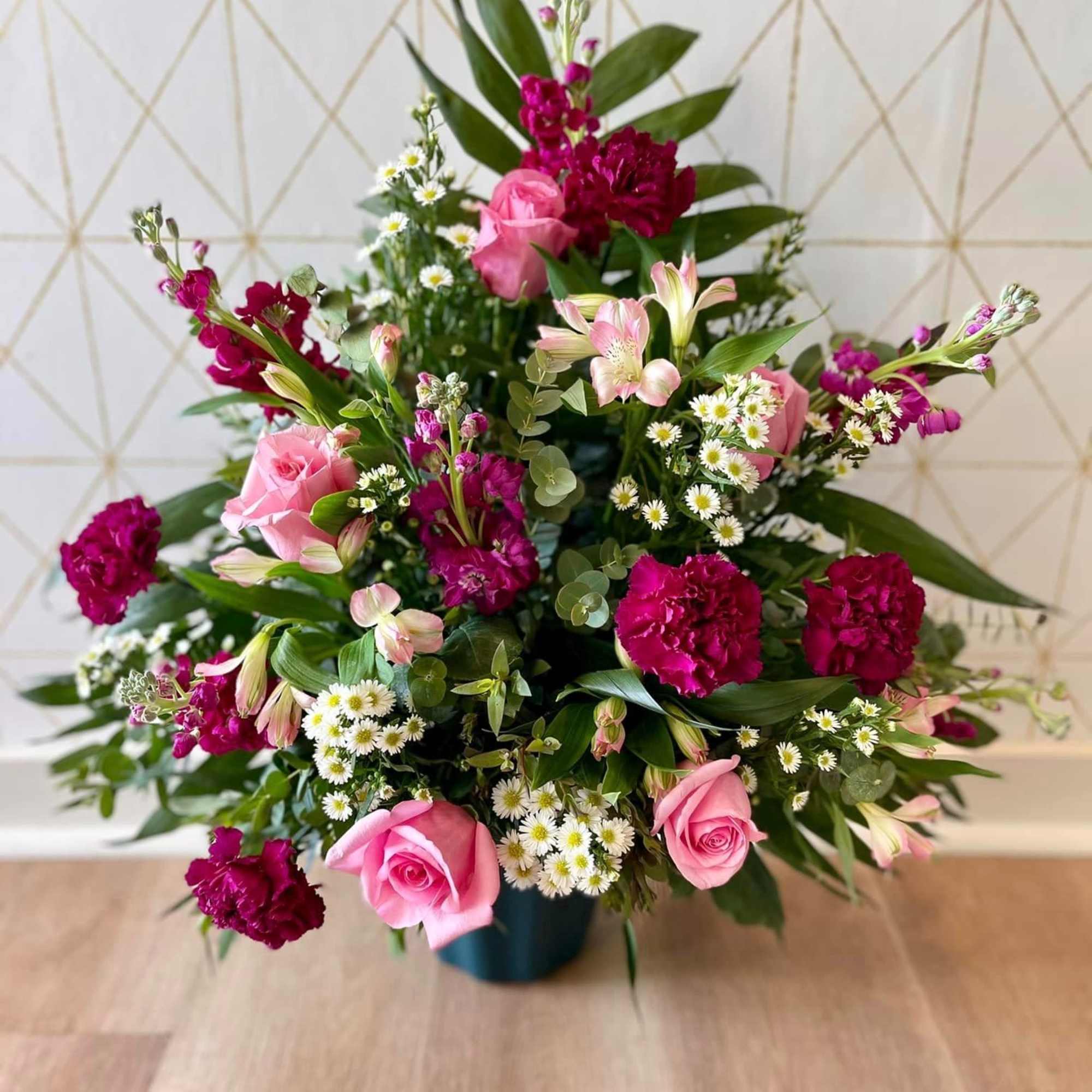 Our Floor Arrangements are fully customizable in colors and flowers. Floor Arrangements, photo 2 of 11