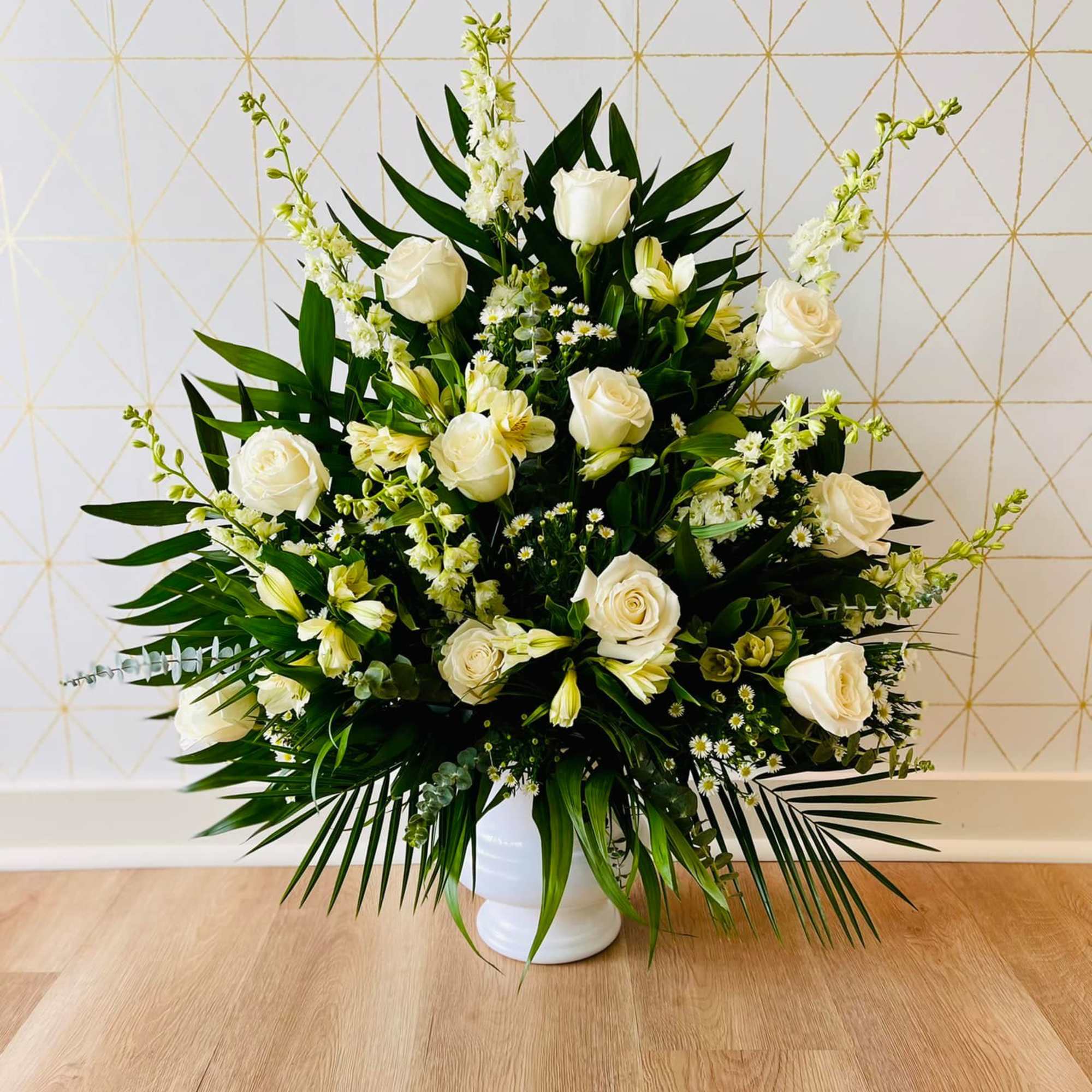 Our Floor Arrangements are fully customizable in colors and flowers. Floor Arrangements, photo 5 of 11