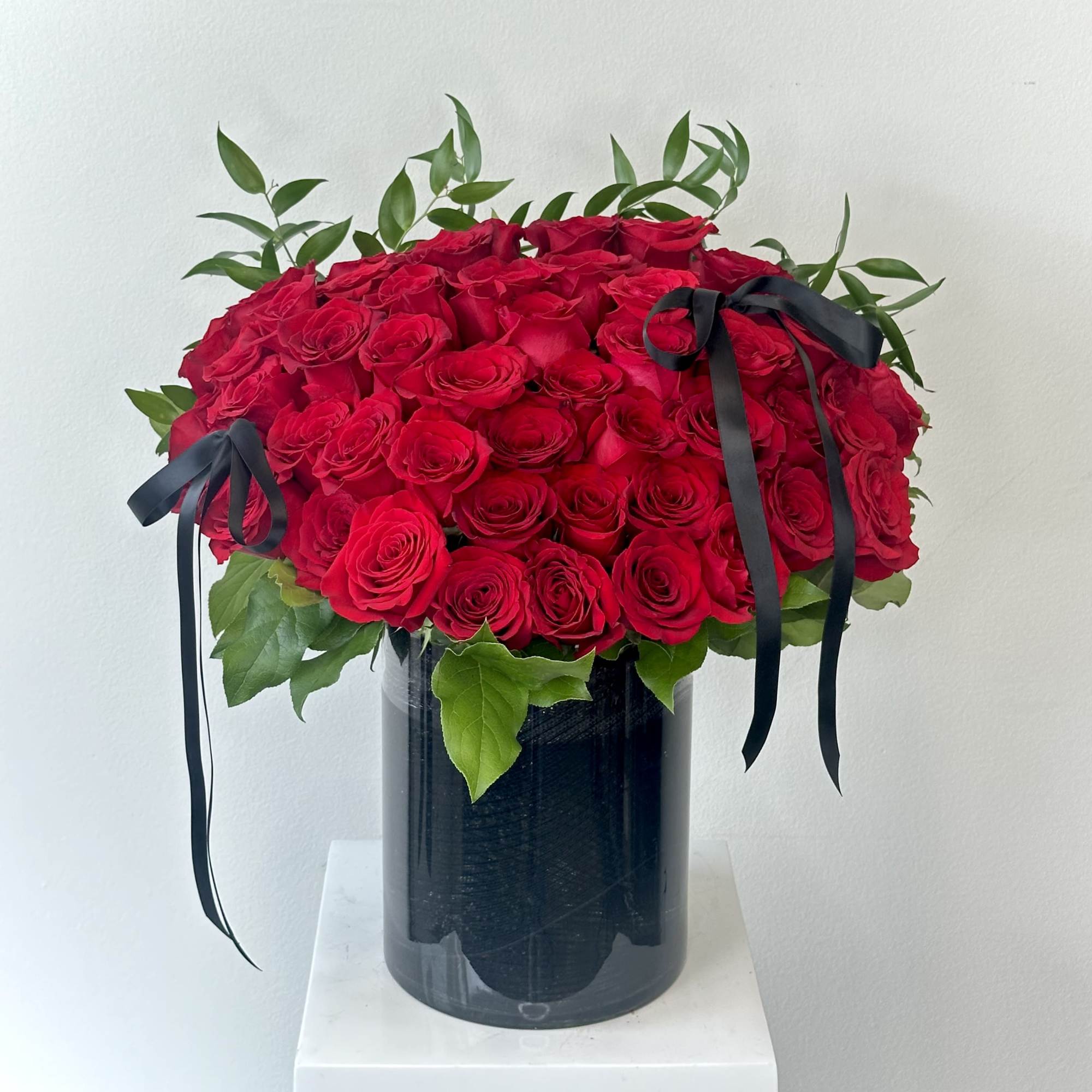 Indulge in timeless romance with our Red Roses - Majestic Love arrangement