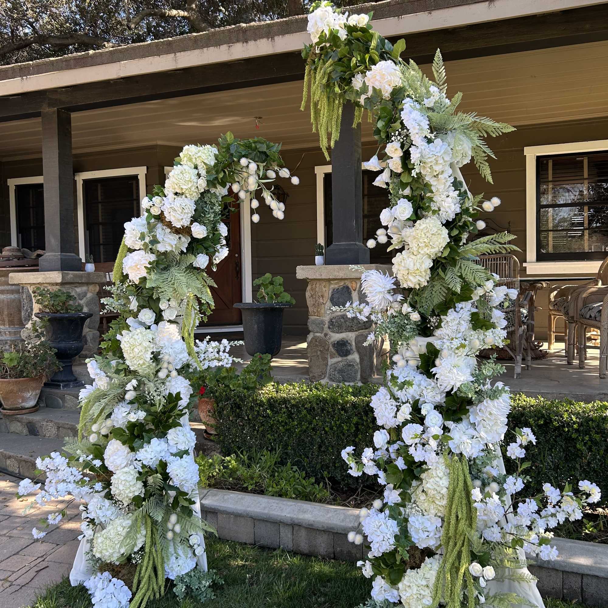 Create a beautiful focal point for your event with our faux floral