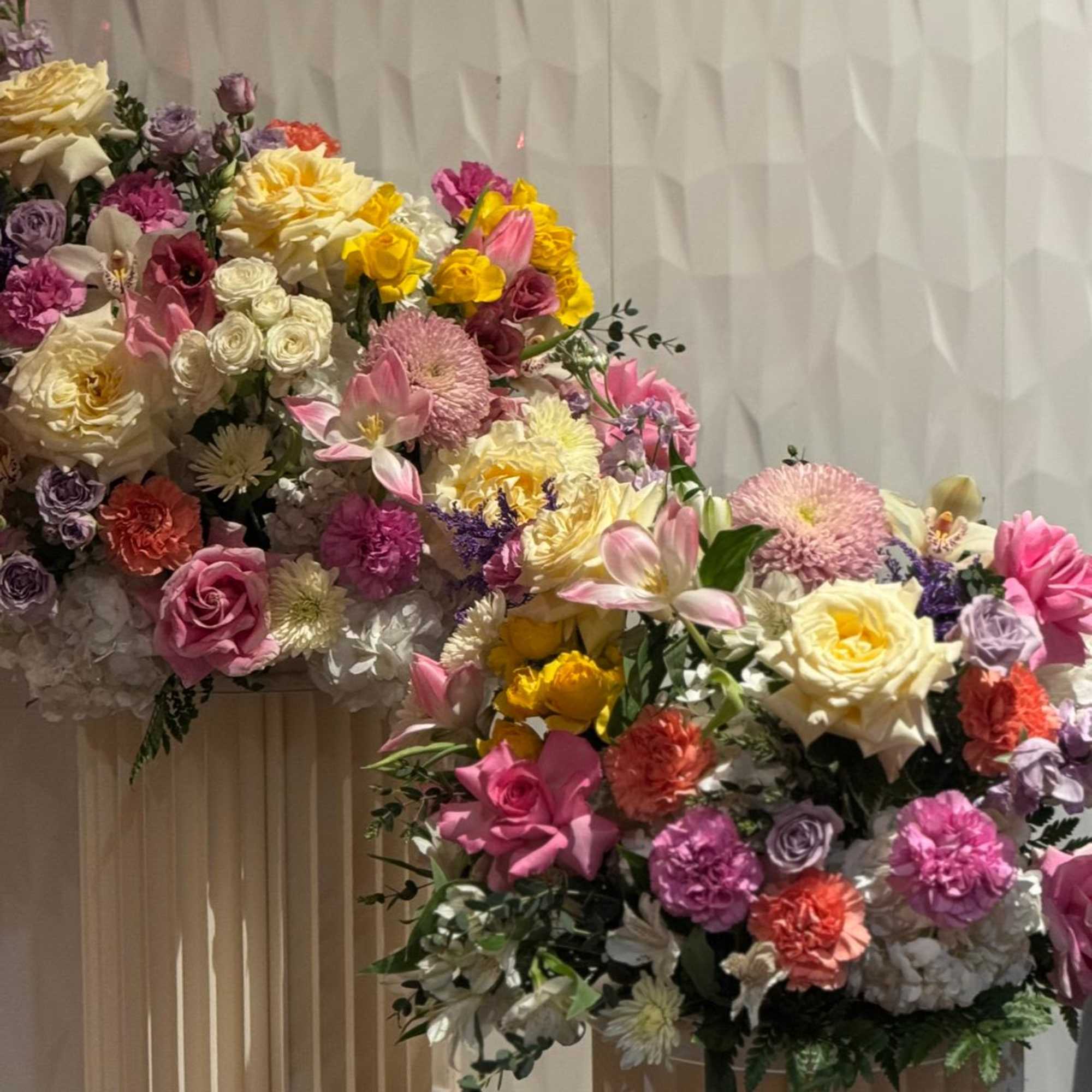 Pastel color centerpiece. Perfect or any occasion. Pedestals not included. Price for, photo 2 of 2