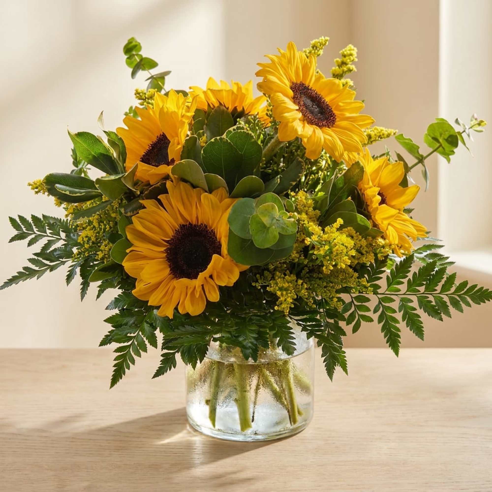 Introducing "Summer Sunflowers," an arrangement that radiates warmth, joy, and the beauty