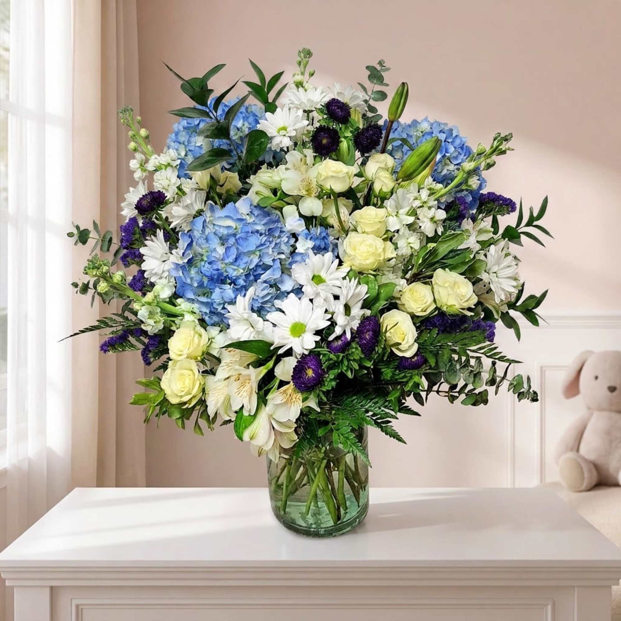 Celebrate the arrival of a precious baby boy with the enchanting beauty