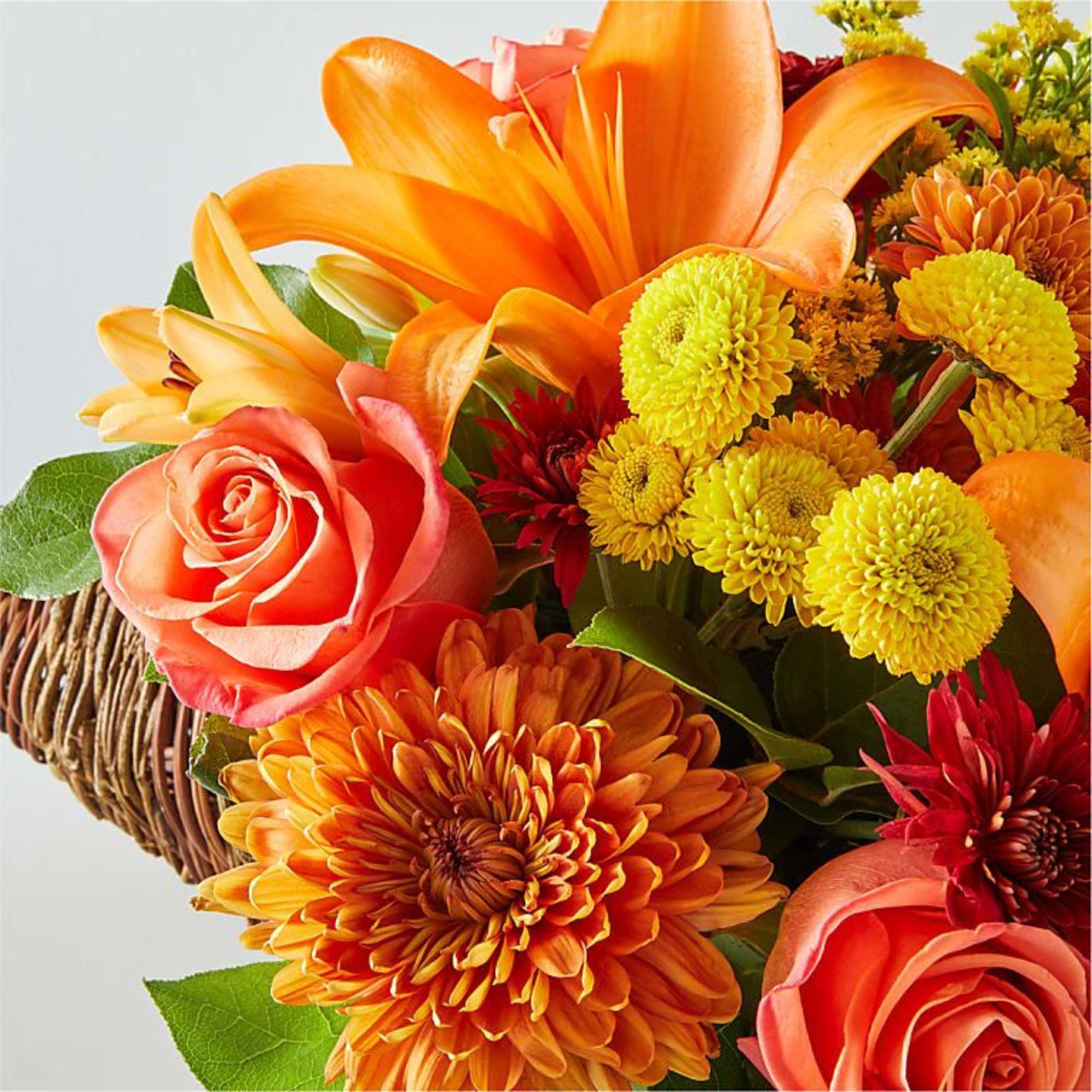 Celebrate the season with the Harvest Home Cornucopia Centerpiece, a beautifully designed, photo 3 of 3