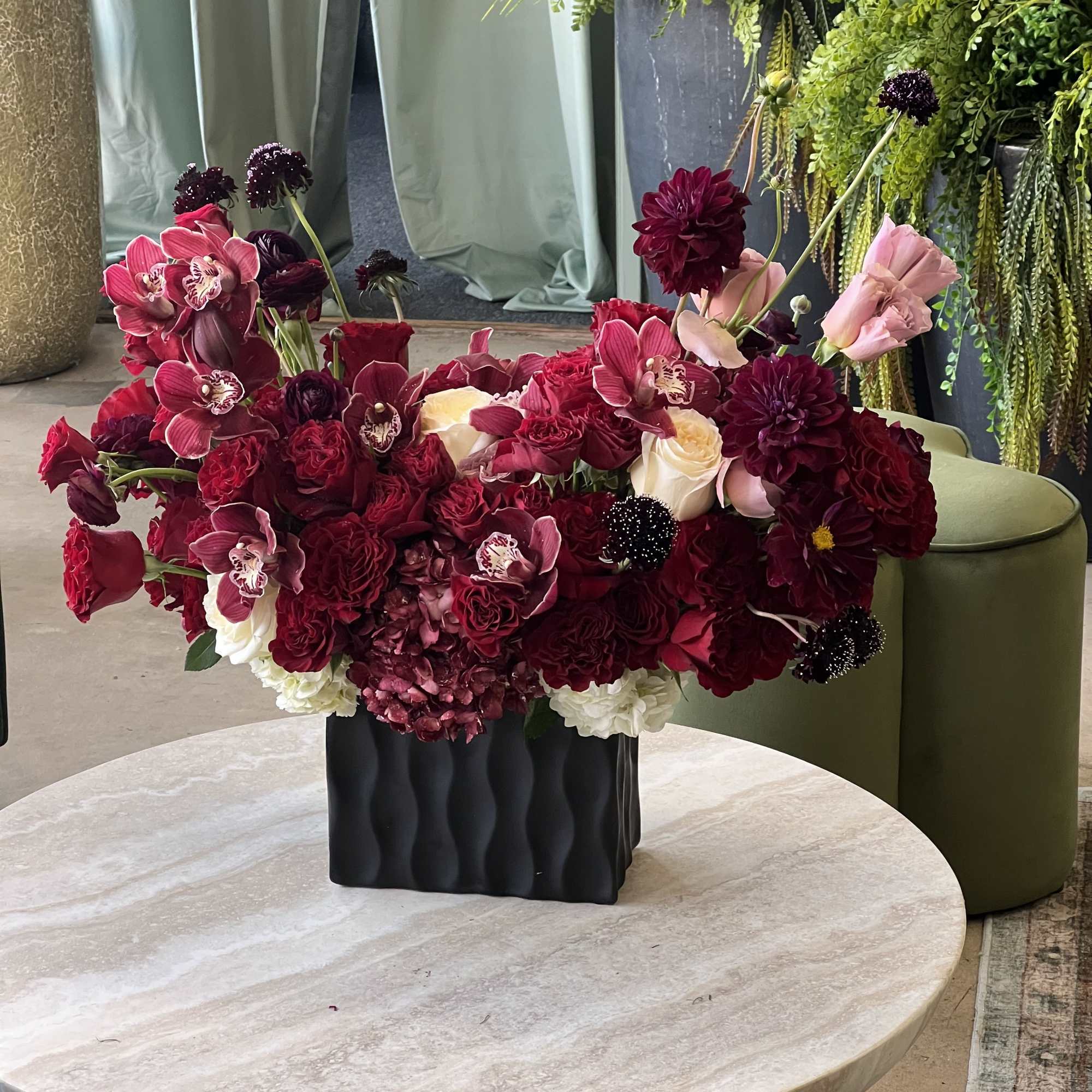 mix pink flowers 