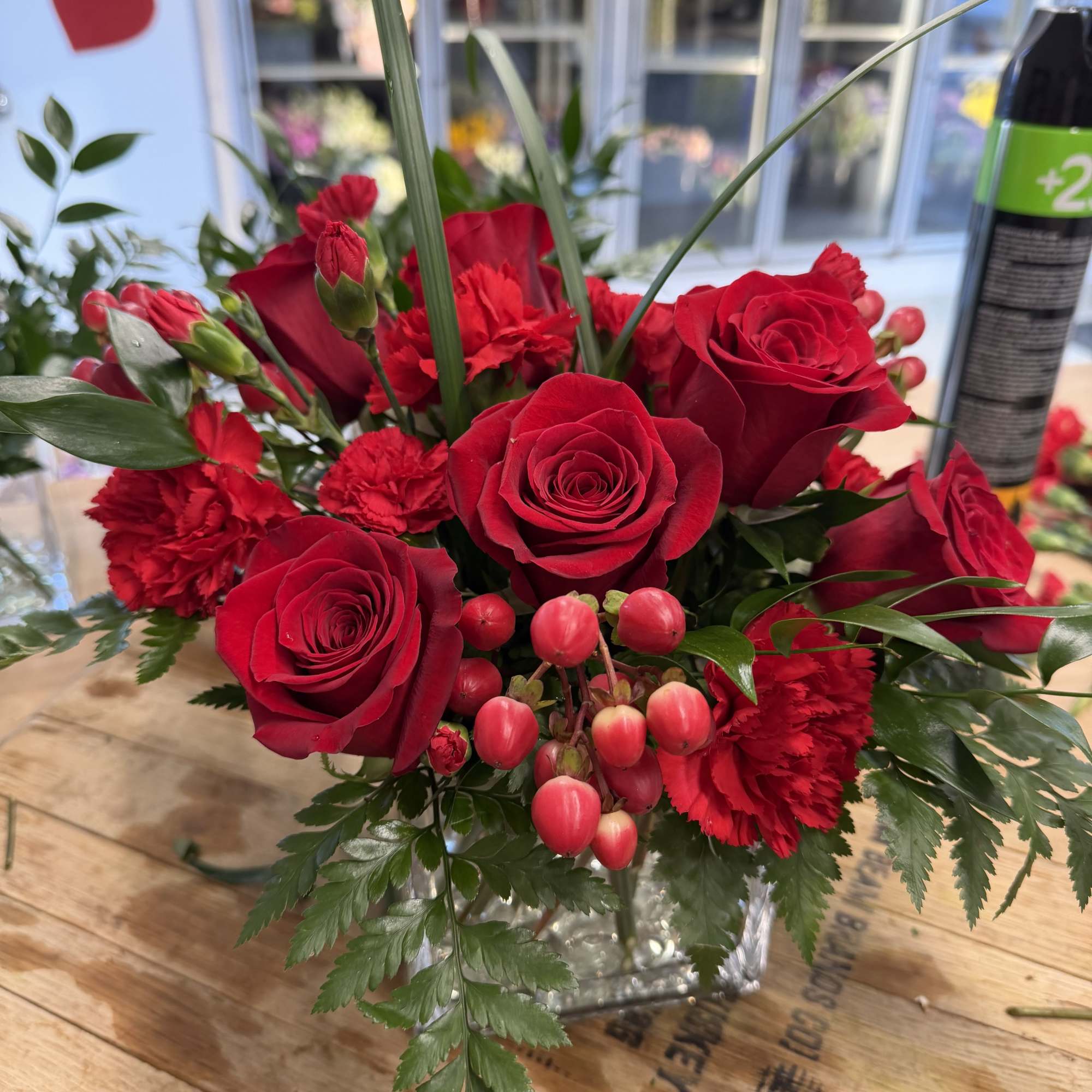 A deep red combination that is sure to delight and surprise someone, photo 2 of 3