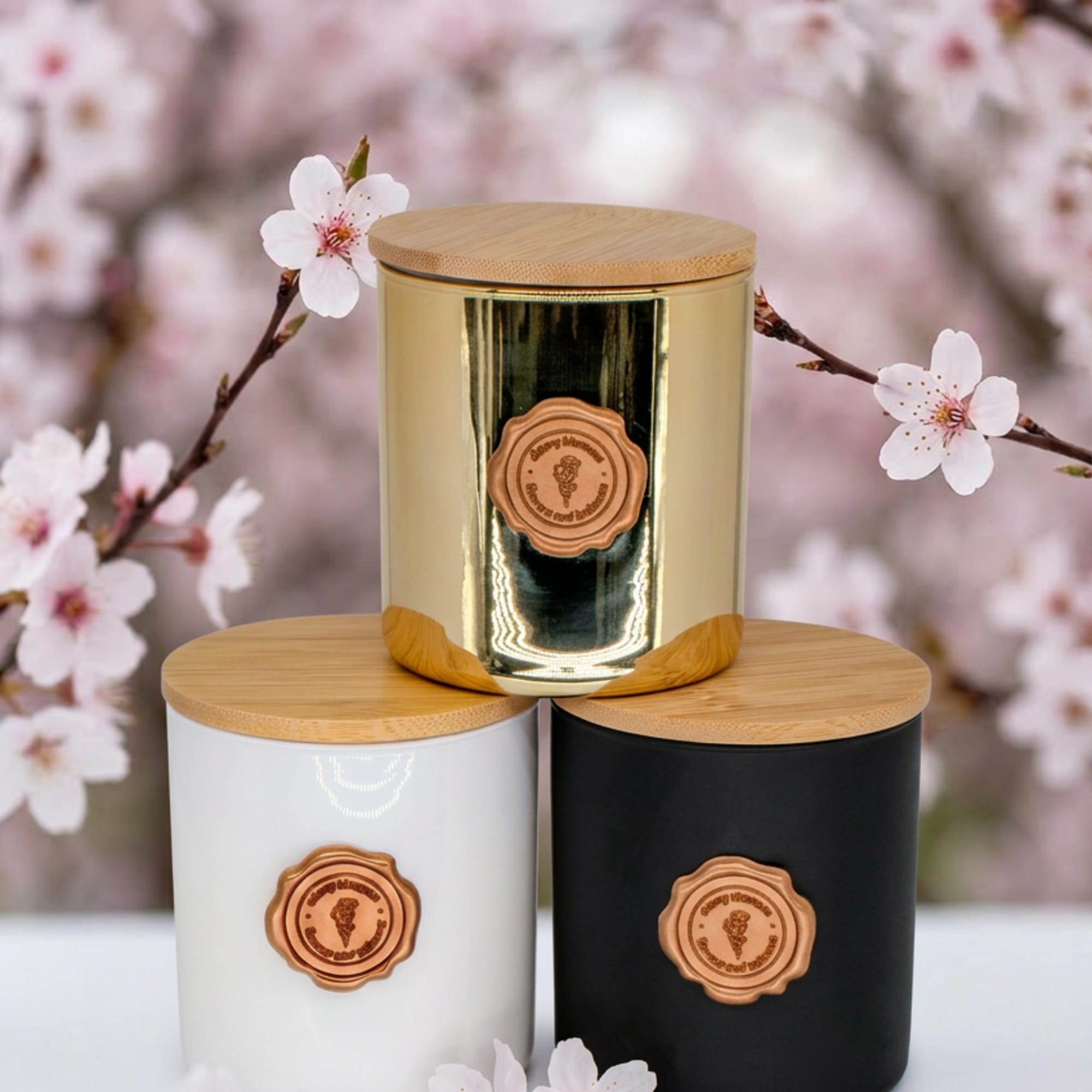 This artisan soy blend candle is hand-poured in small batches, offering a
