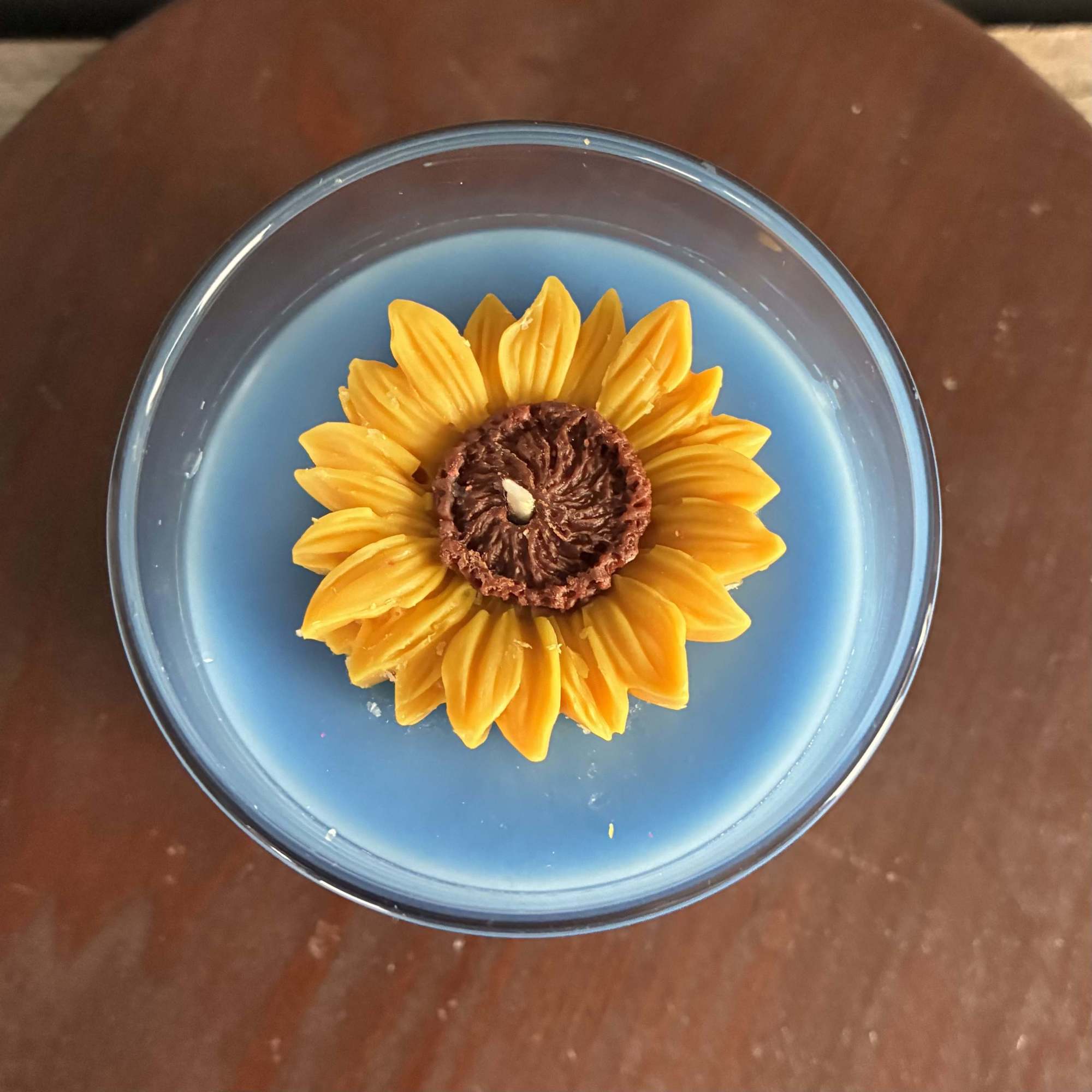 Hand made and only available at Petal Peddler's, this candle has notes, photo 2 of 2