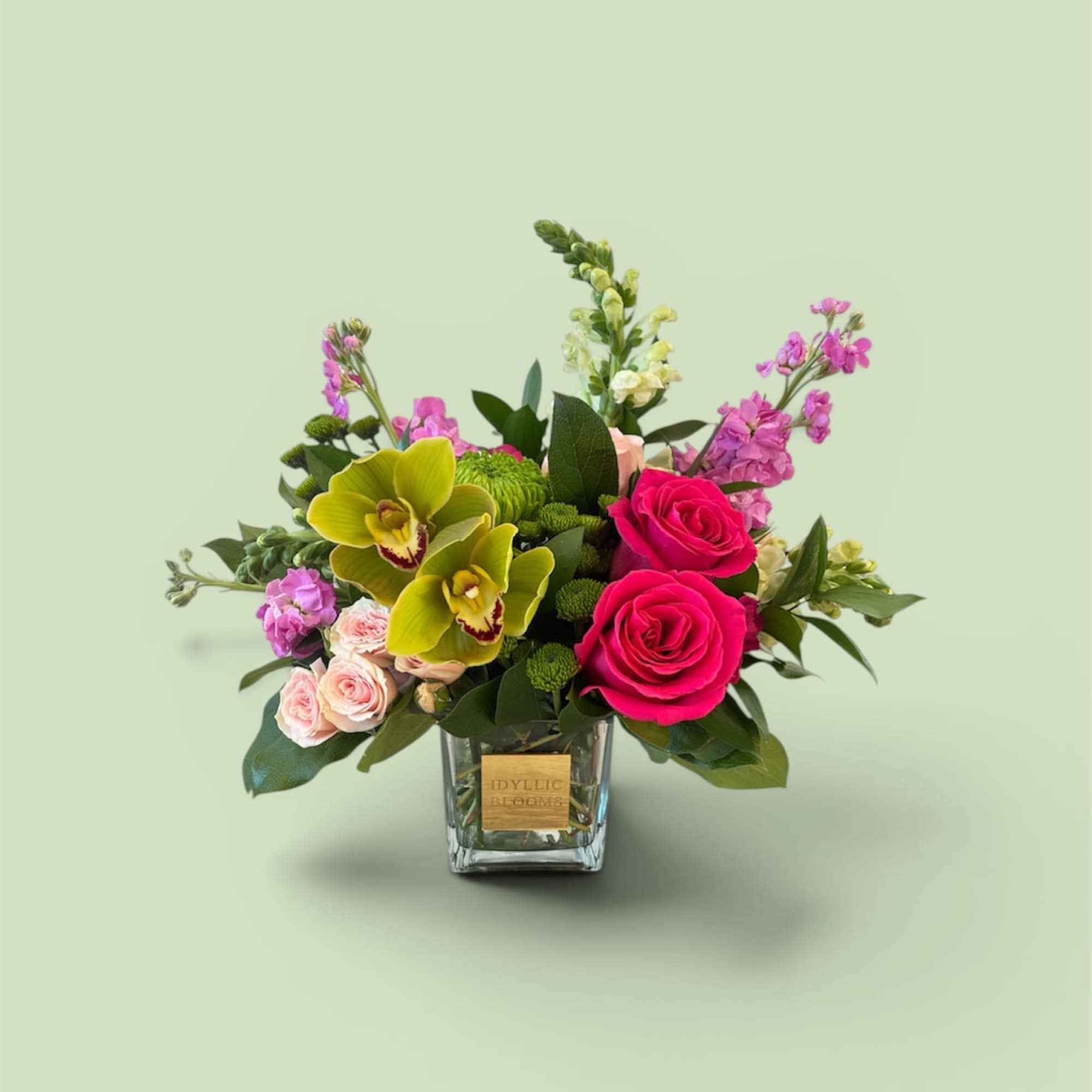 Vibrant Garden Luxe is a bold and joyful arrangement bursting with color