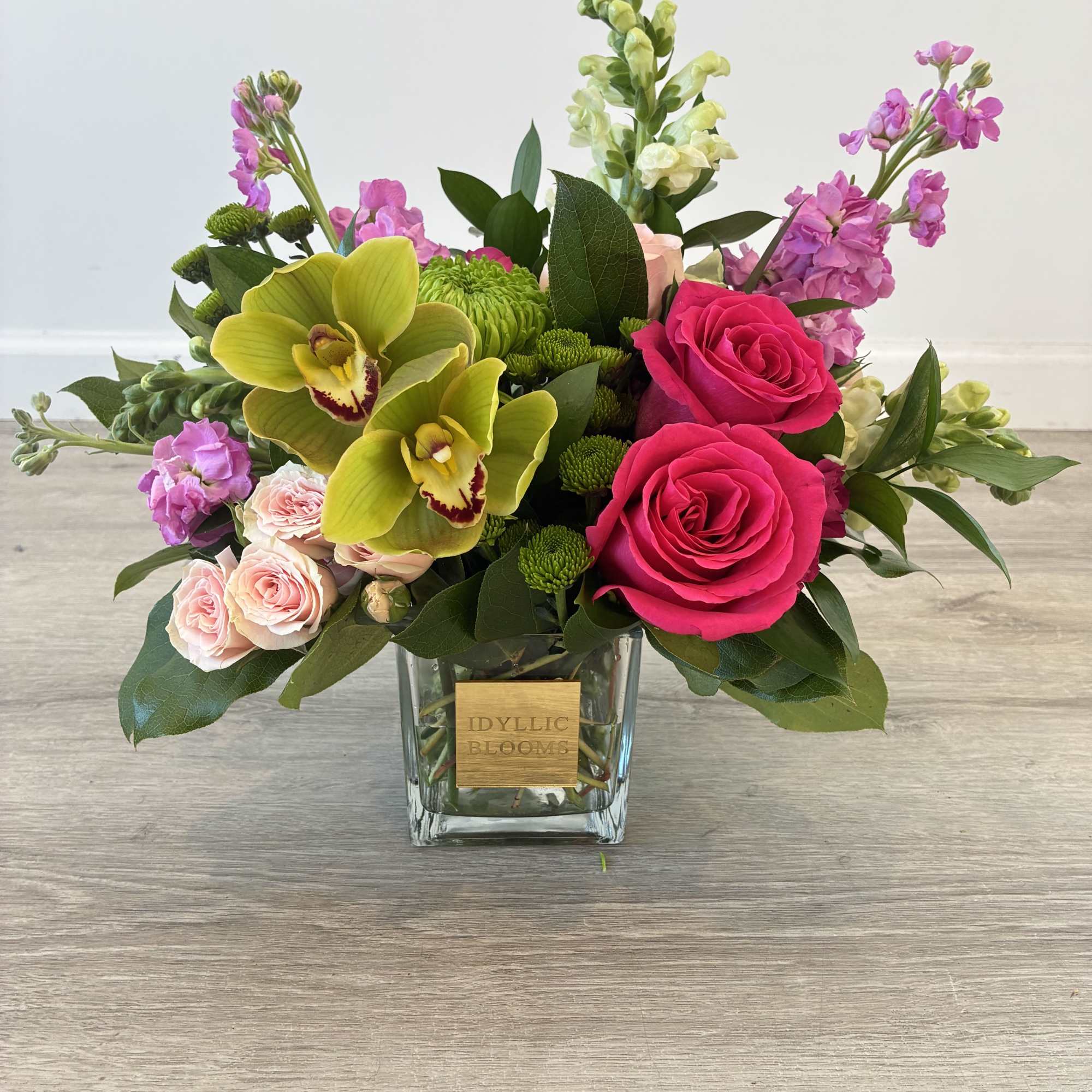 Vibrant Garden Luxe is a bold and joyful arrangement bursting with color, photo 2 of 2