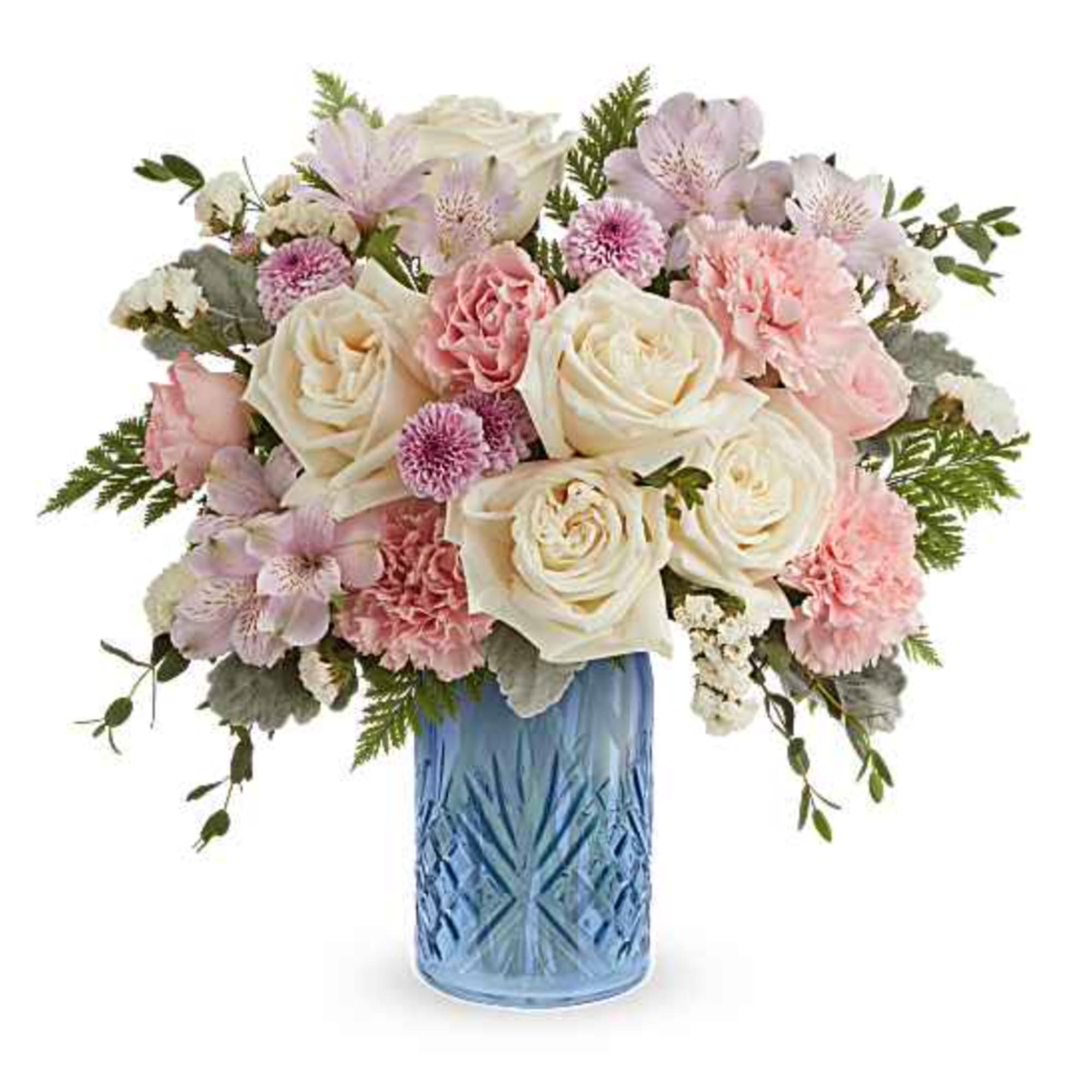 Our Blue Belle Bouquet is a sweet Mother's Day flower arrangement of