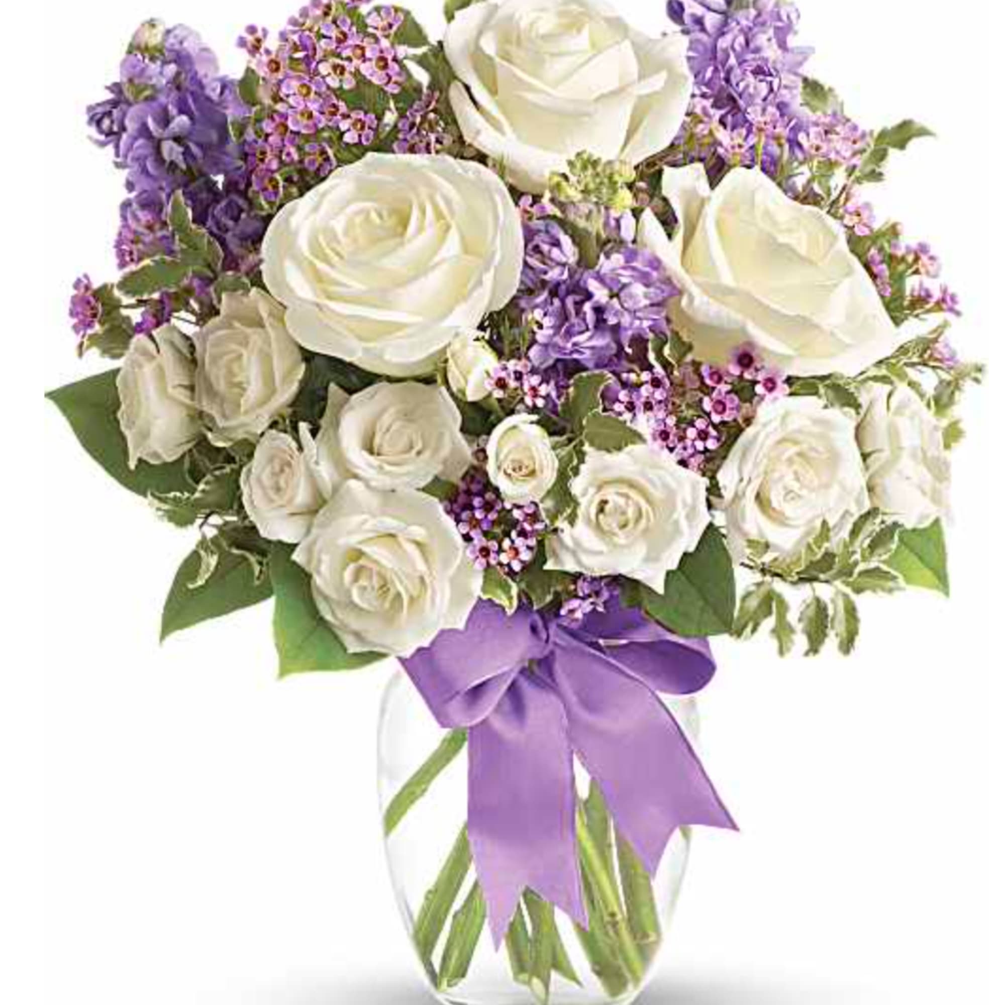 This magical bouquet will be at home in a cottage, a condo