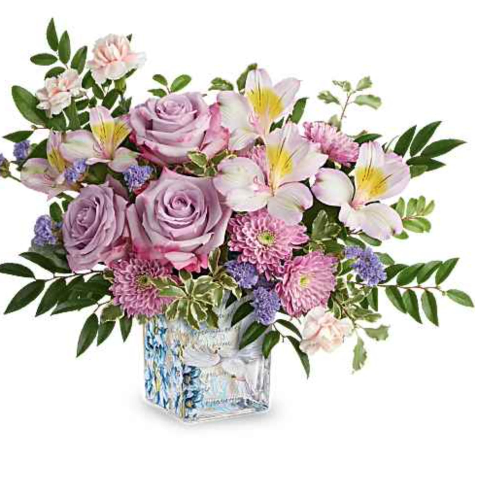 Peaceful and poetic, Written In The Sky Bouquet inspires serenity with lavender